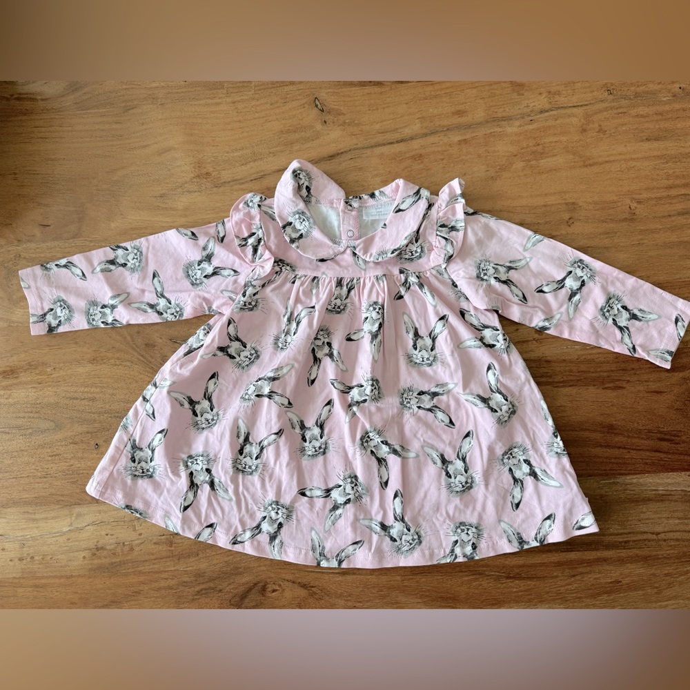 Rosie Pope pink dress with bloomers 2T. In great condition.